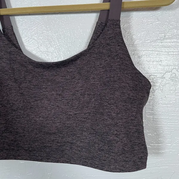 Offline by Aerie Women L Heather Purple Bralette Recharge Least Support No Pads - Image 2