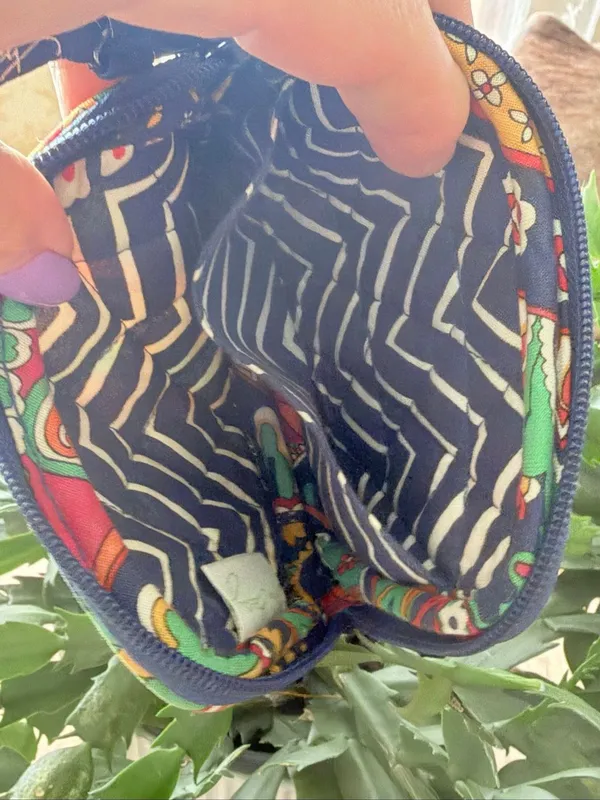 Vera Bradley Small Zip Around Wristlet Wallet Multicolor Floral Print - Image 5
