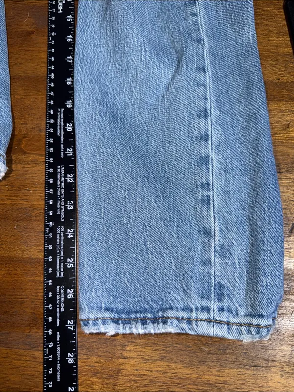Levi's Premium Wedgie Straight Jeans Minimalism 90s Chic Classic Americana Sz 26 - Image 8
