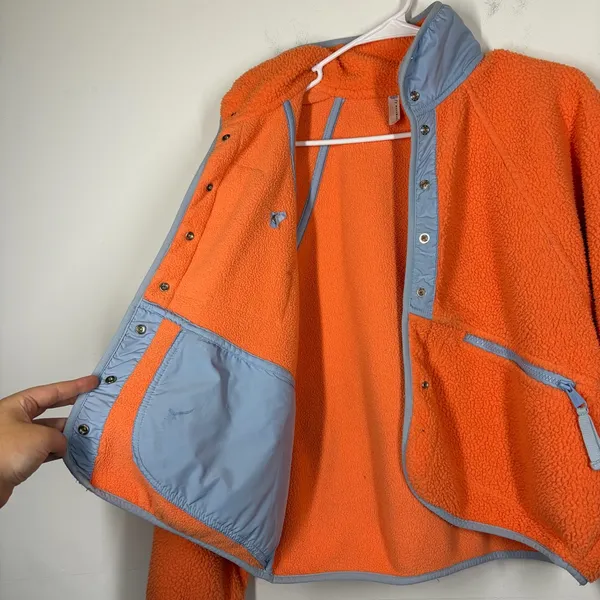 FLAW Free People Rocky Ridge Fleece Jacket Size XS - Image 10