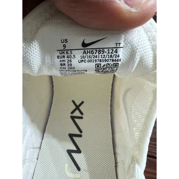 Nike Air Max 270 Women’s Size 9 AH6789-124 Sail Black Coconut Milk New - Image 11