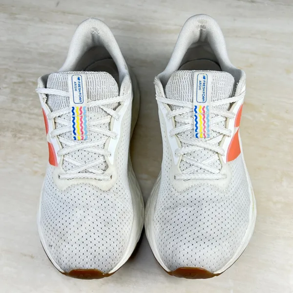 New Balance Fresh Foam Arishi v4 White Orange Blue Running Shoes Mens 7 Wome 8.5 - Image 3