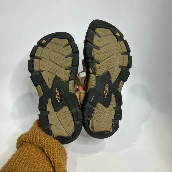 Keen Sarasota sandals tan‎ leather women’s size 8.5 casual summer hiking outdoor - Image 8
