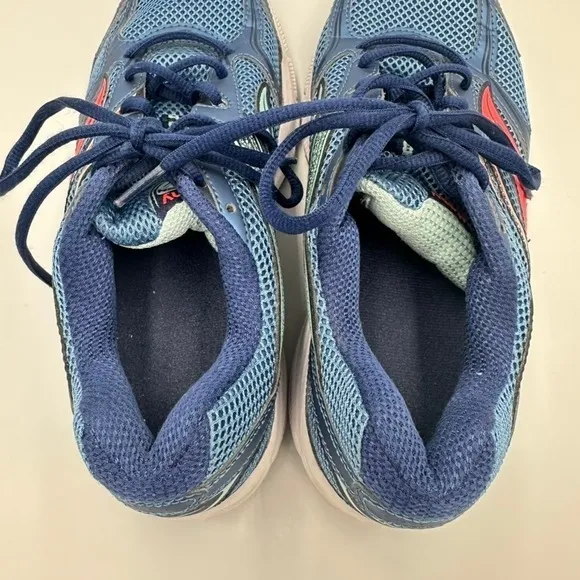 Saucony Cohesion 9 Womens Running Shoes Athletic Sneakers Blue Coral‎ Women's 10 - Image 6