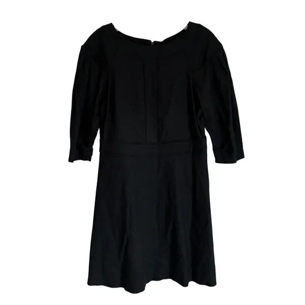 Banana‎ Republic Factory Womens 4 Black Linen Blend Boat Neck Mini Dress NWT - Image 13