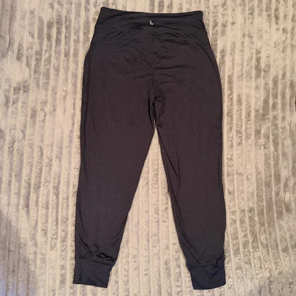 Lole Womens Charcoal Heather Joggers Drawstring Sweatpants‎ Yoga Pants Small - Image 6
