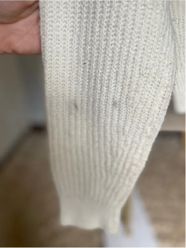 Universal Threads Ivory Cream Cardigan Button Front Knit Nantucket Preppy Prairie - Image 7