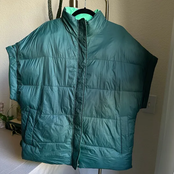 UGG Blue Sydnee Reversible Puffer Vest - Image 3