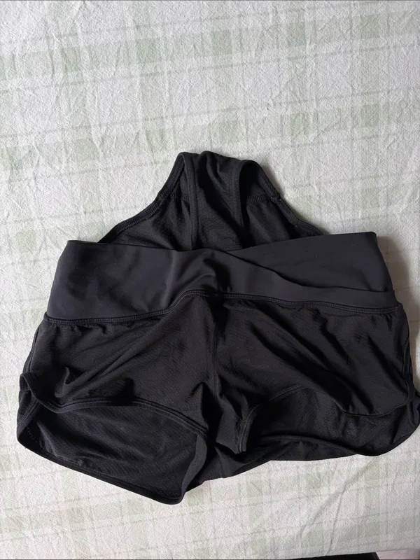 Lululemon Black Fold-Over Waist Women’s Boyshorts - Image 3