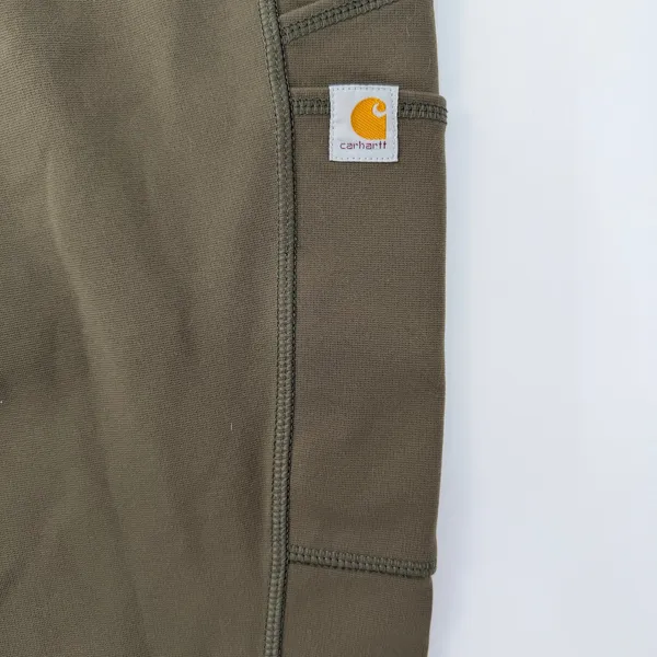 Carhartt Force Utility Leggings Olive Green Pocket Fitted Pants Size S (4-6) - Image 12