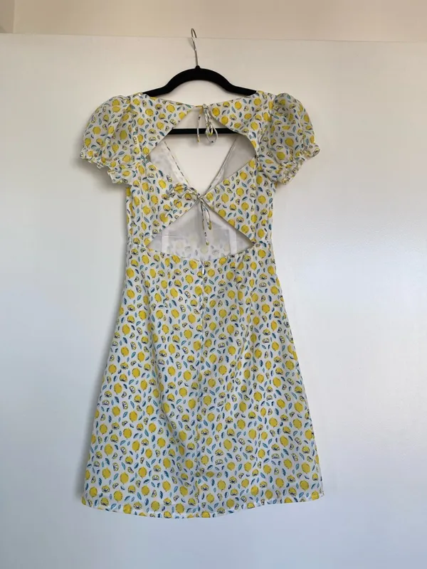 Princess Polly Lemon Print Dress - Image 2