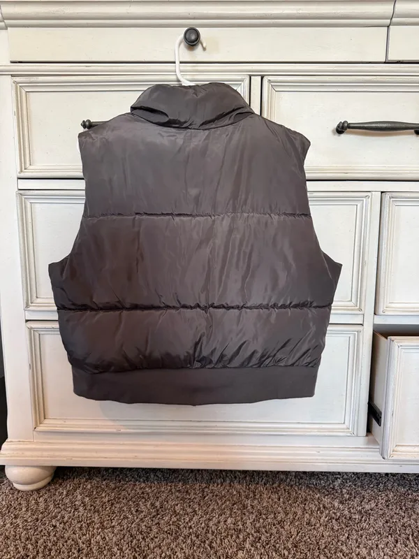 Puffer Vest Gray Size L - Image 4