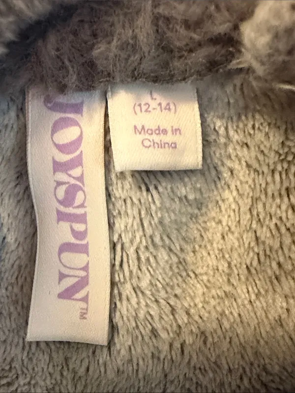 👘👘👘BOGOHO👘👘👘Plush Shawl Collar Women's Robe in Gray-Large - Image 8