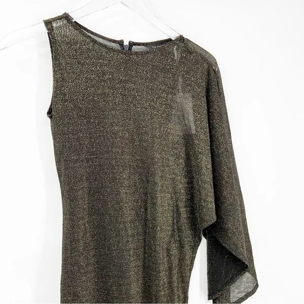 NWT Ted Baker‎ London Monyca Glitter One Shoulder Knee Length Dress XXS Cocktail - Image 6