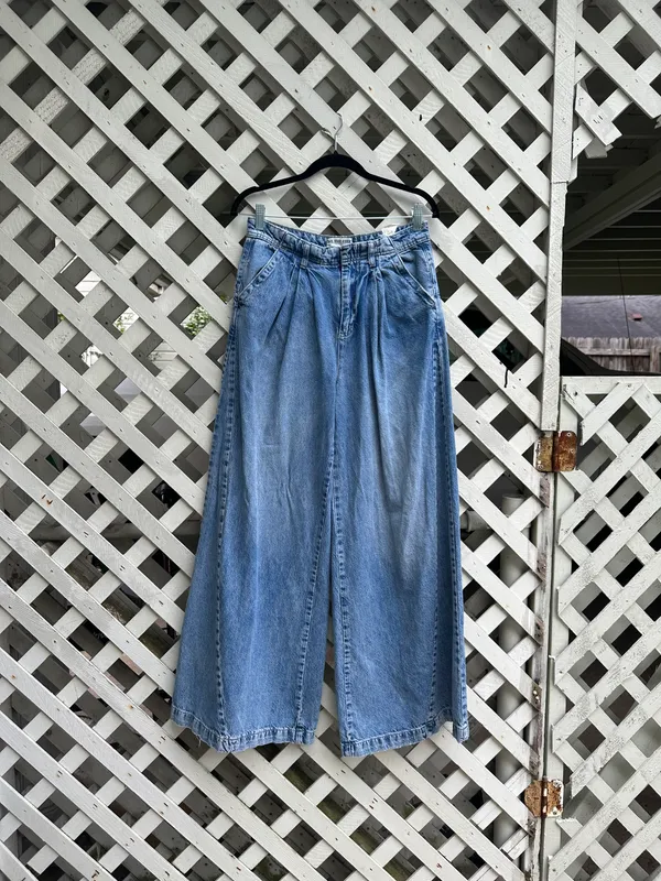 Free People We The Free Equinox Denim Trousers - Image 2