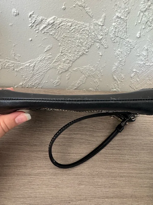 Coach Vintage Y2K Black Signature Canvas Wristlet - Image 6