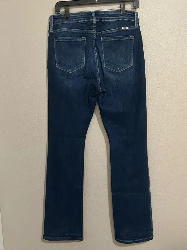 Kancan Denver High Rise Dark Wash Bootcut Denim Jeans Women’s Size 15 31 - Image 5
