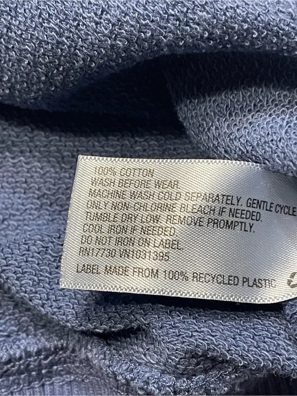 Universal Threads Women Navy Blue Pullover Distressed Sweatshirt Crew Neck Sz S - Image 5