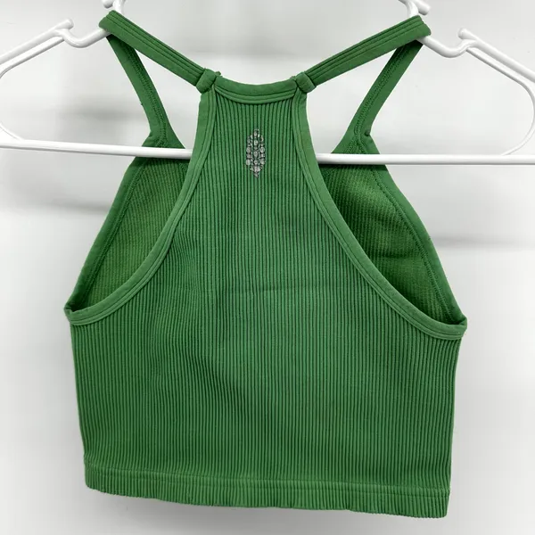 Free People Movement Happiness Cropped Run Tank Racerback Ribbed Fresh Cute XS - Image 4