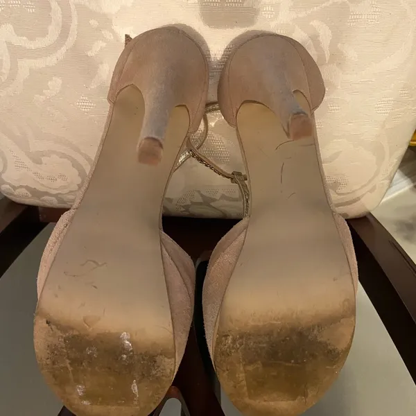 Steve Madden suede ankle & T strap 4 1/2” stiletto heel - Image 9