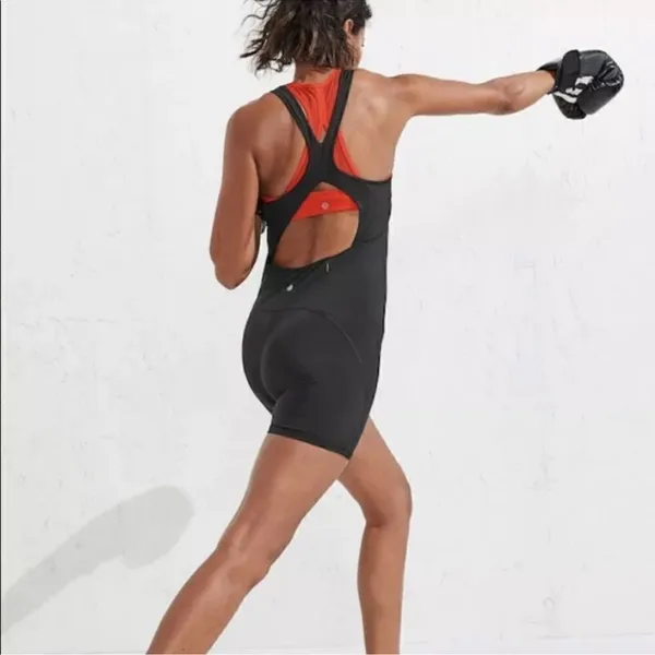 ATHLETA Lightning Unitard in Supersonic Black Size Small - Image 5