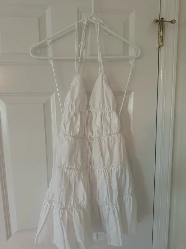 ZARA Tiered Mini Dress - Image 3