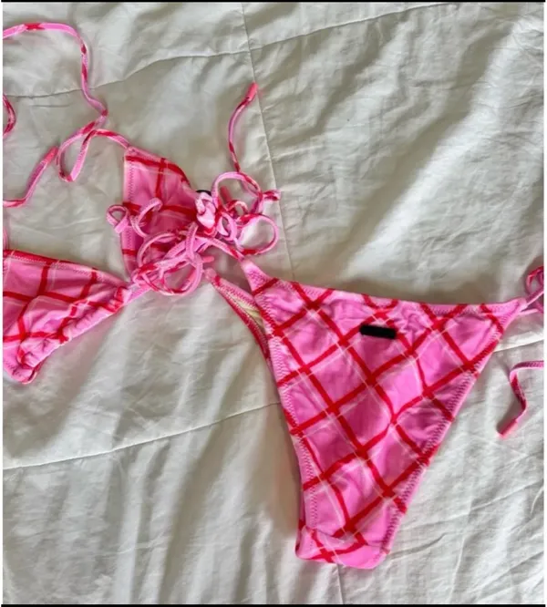 Triangl swim suit bikini set velvet - Image 3