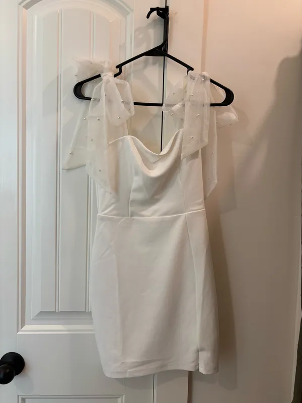 Lulus White Pearl Dress - Image 3