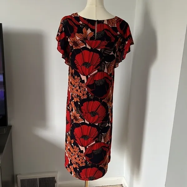 Ann Taylor Loft floral poppy dress - Image 3