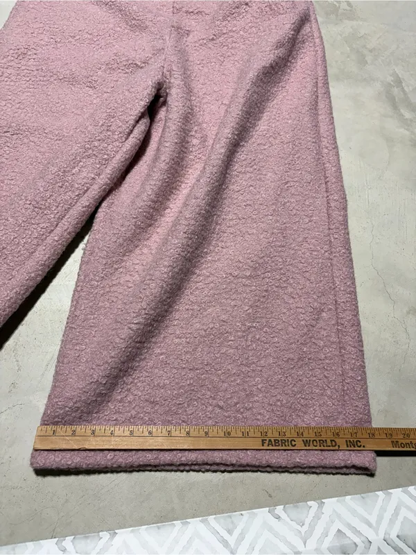 Halara adjustable straps casual teddy Cozy Pink Overalls NWT 1X - Image 6