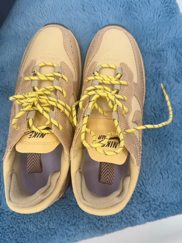 Nike Air Force‎ 1 NWB Wild Sneakers in "Seasame" Brown Women's Size 8 - Image 5