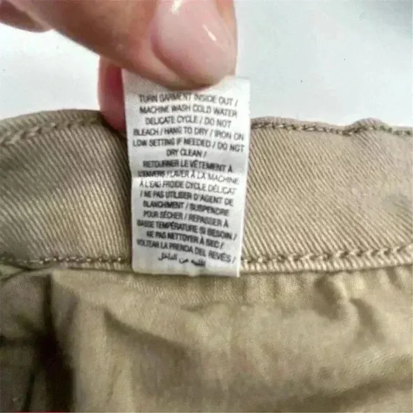 Ardene Women's Beige High Rise Baggy Harem Pants Size 3 (waist 27)‎ Relaxed Fit - Image 6
