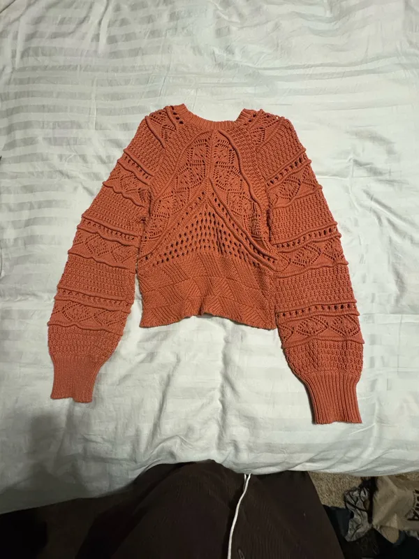 Hem & Thread Sweater Orange Burnt - Image 2