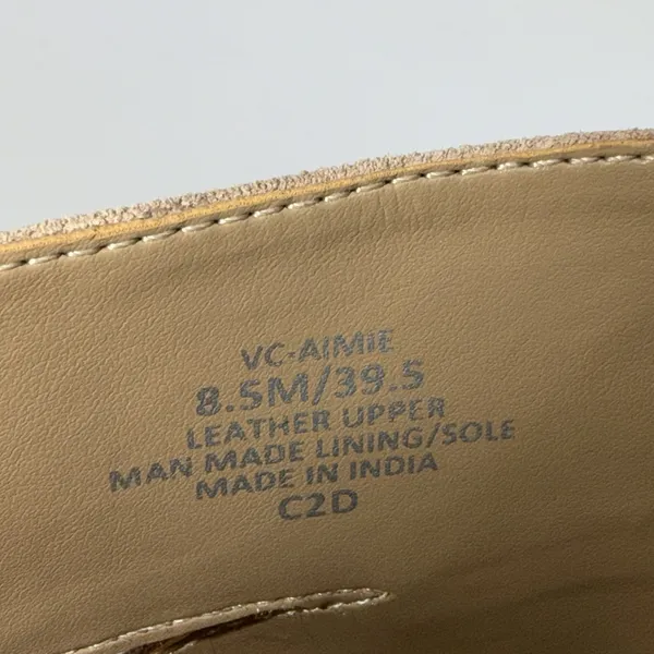 Vince Camuto Aimie Tan Suede Slip On Block Heels Mules Women's Size 8.5‎ - Image 8