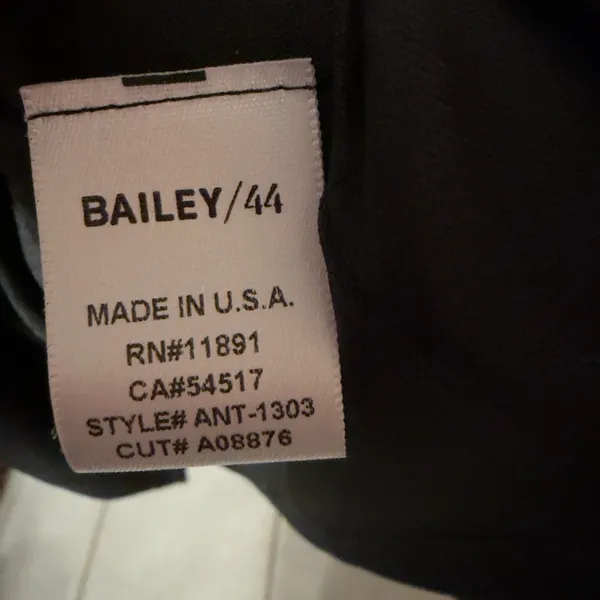 NWT Anthropologie Bailey 44 Parlour Ponte skater faux leather dress size XL - Image 14
