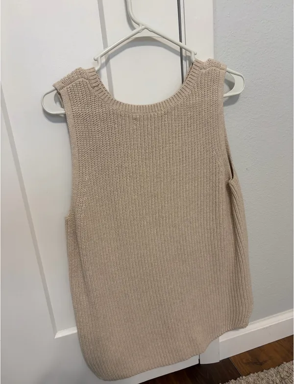 Loft Sweater Knit Tank Top Sleeveless - Image 2