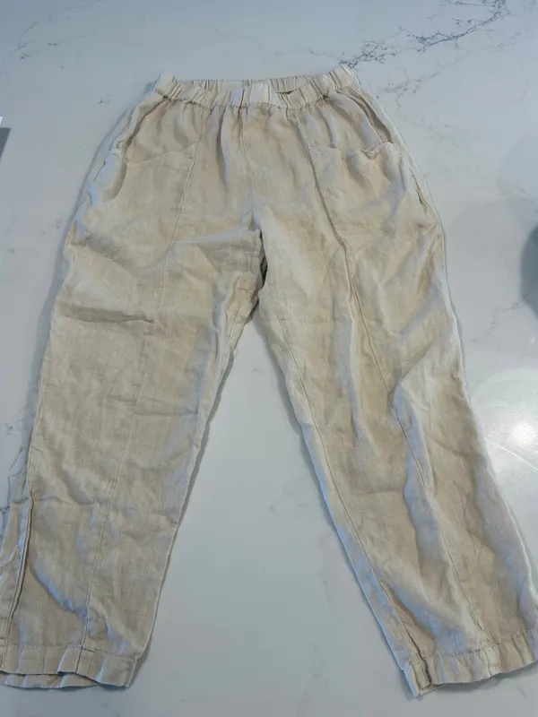 MATE The Label Willow 100% linen pants size Large - Image 3