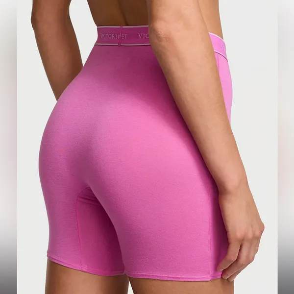 Victoria's Secret COTTON Logo Cotton High-Waist Boxer‎ Brief - Image 4