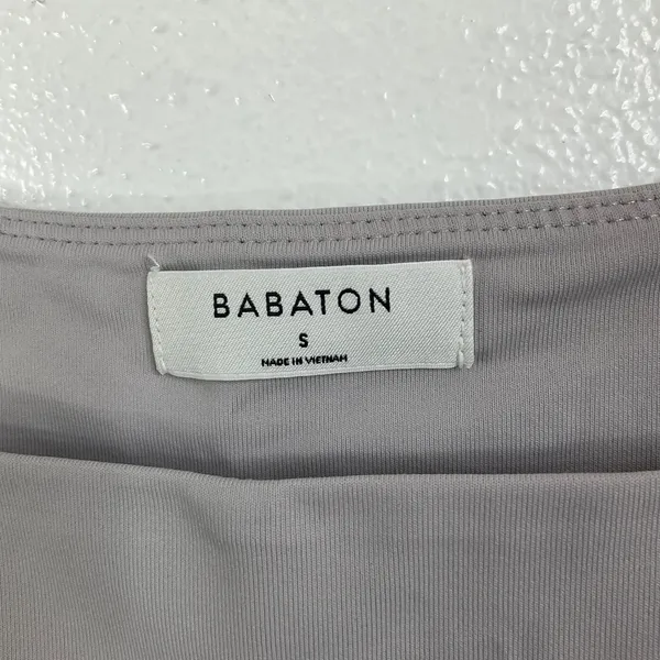 Babaton Gray Square Neck Bodysuit Size‎ Small - Image 3