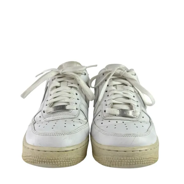 Nike Air Force 1 Low '07 Women's White Lace Up Leather Sneakers Shoes Size 9 - Image 2