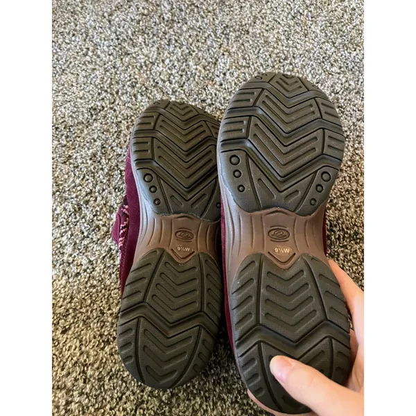 Easy Spirit Red Paisley Traveltime slip-on mule clog shoes 9 1/2W - Image 3