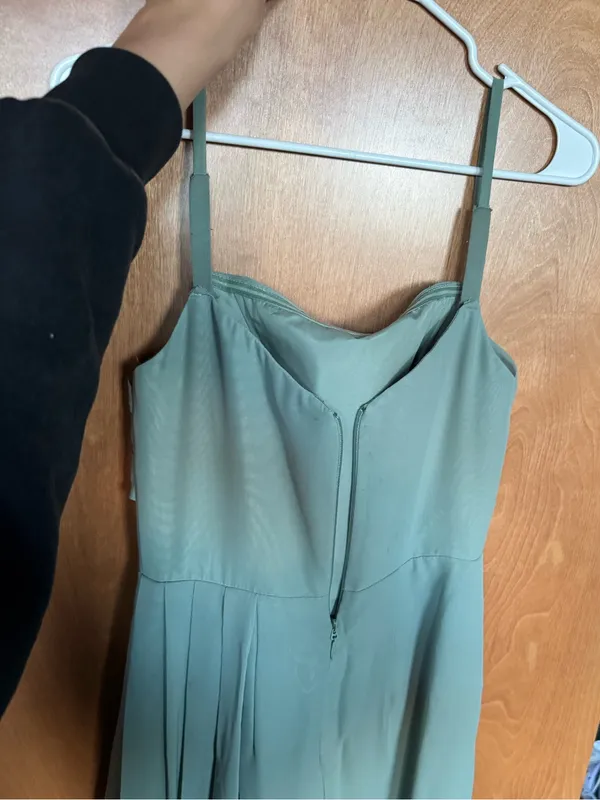 JJ's House Sage Green Bridesmaid Dress - Image 3