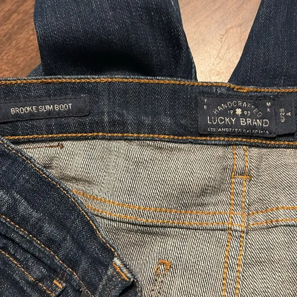 Lucky Brand Brooke Slim Boot 6 28 Denim Jeans - Image 3