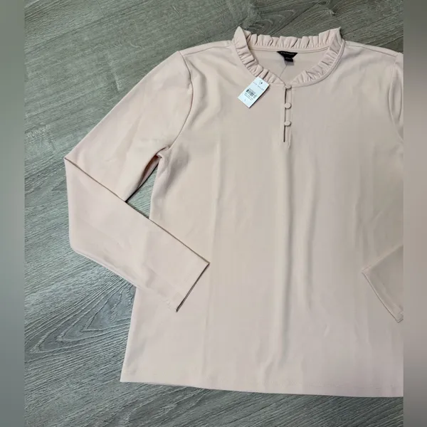 •ANN TAYLOR• ROSE PINK BLOUSE - Image 3