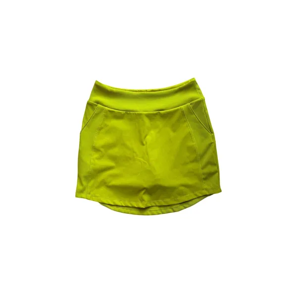 SwingDish Yellow Golf Skort Skirt Shorts Size Small Stretch Athletic Pockets - Image 11