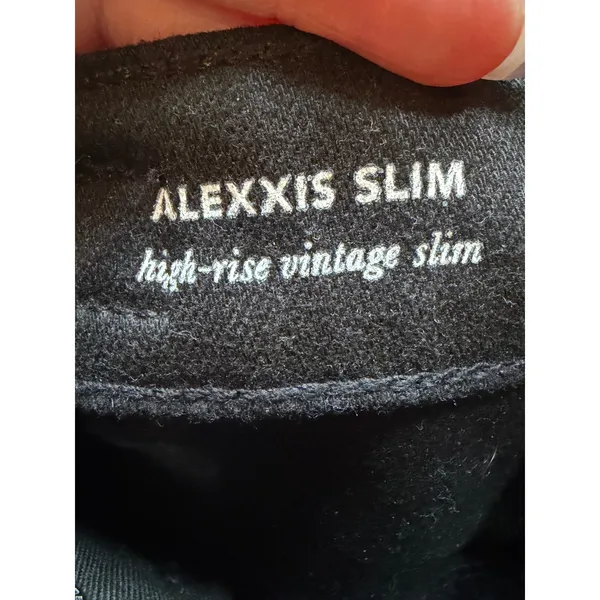 AG Adriano Goldschmied‎ Jeans Women 26 Black Alexxis High Rise Vintage Slim - Image 8