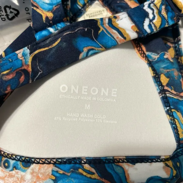 Oneone swim bikini top Blue Size M - Image 4