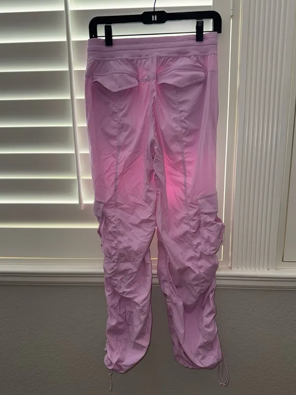 Lululemon Dance Studio Relaxed-Fit Mia-Rise Cargo Pant Pink Frosting Size XS - Image 6