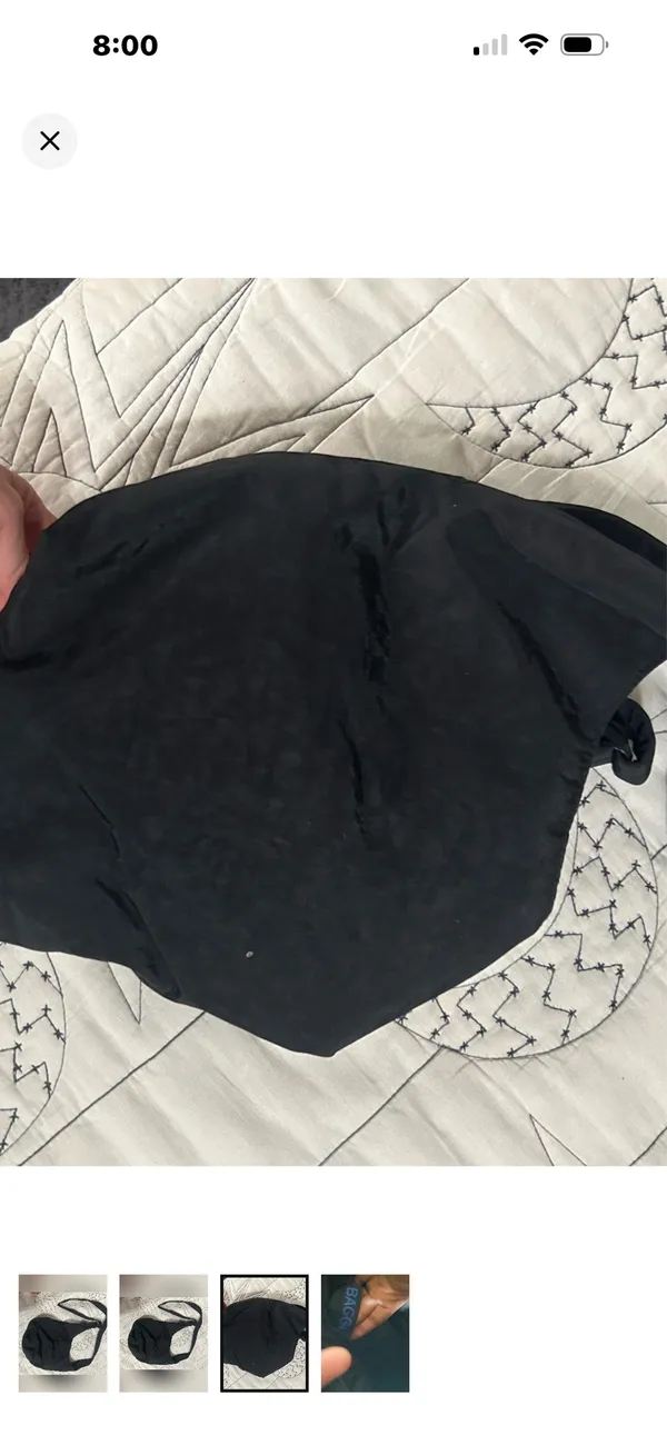 BAGGU Nylon Sling Rose Detail - Image 4