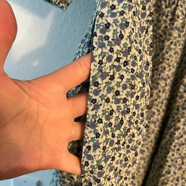 {OPT} Anthropologie Brand New Floral Seersucker Dress - Image 3